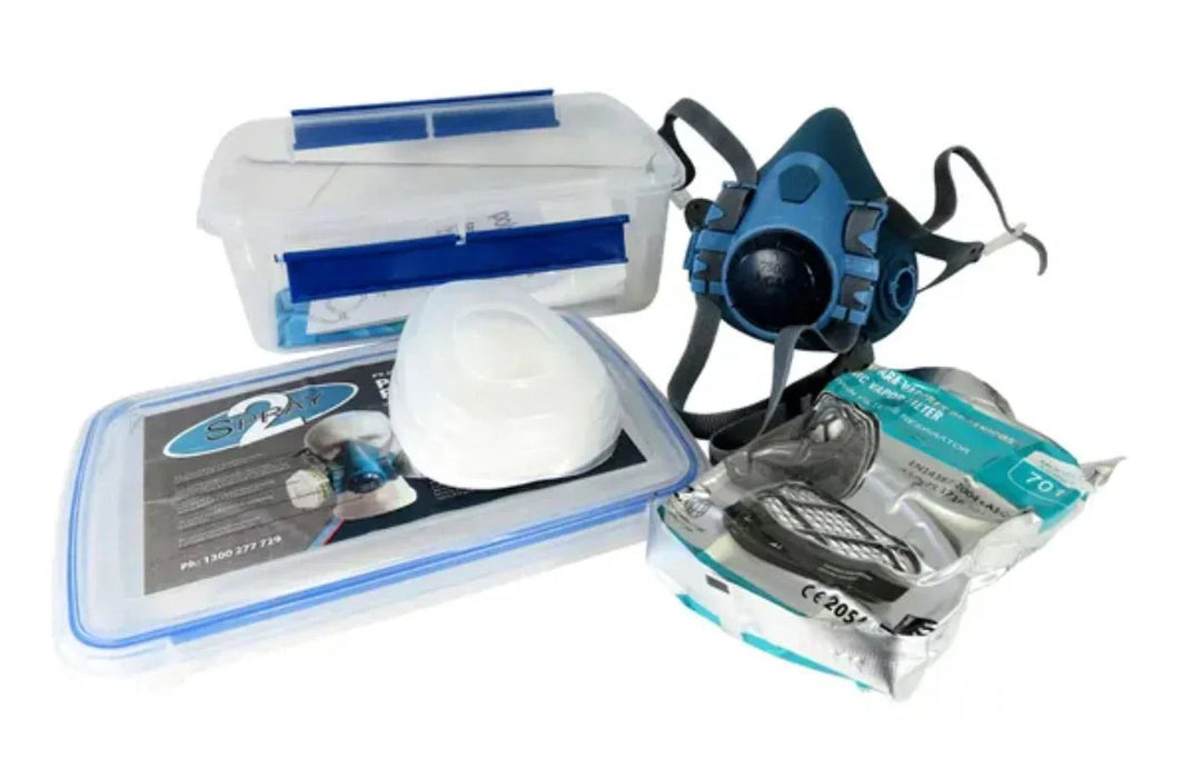 Iwata 2SPRAY HALFmask PAINTING / SPRAY PAINTING RESPIRATOR KIT - LX2001 - Homewares, Outdoor, Phone Accessories, Cases, Speakers, Headphones + More -