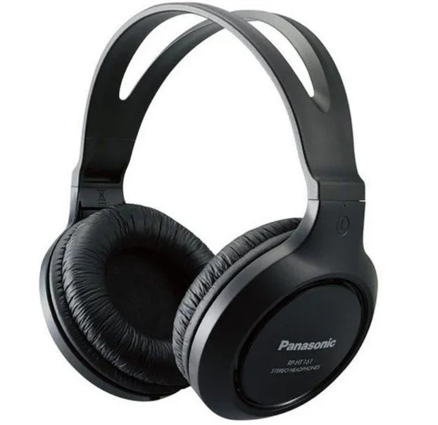 Panasonic RP-HT161 Wired Over-Ear Headphones - Black - LX2001 - Homewares, Outdoor, Phone Accessories, Cases, Speakers, Headphones + More -