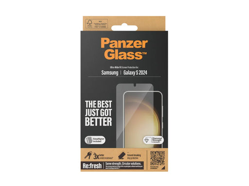 PanzerGlass Samsung Galaxy S24 6.2" UltraWide Fit w/ Aligner Screen Protector - LX2001 - Homewares, Outdoor, Phone Accessories, Cases, Speakers, Headphones + More -