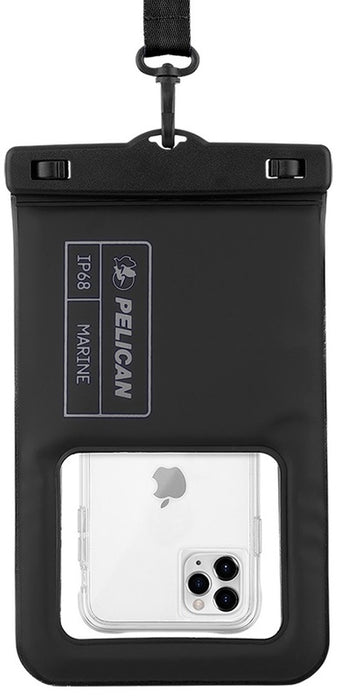 Pelican Marine Waterproof Floating Pouch Stealth Black Smartphone iPhone Samsung - LX2001 - Homewares, Outdoor, Phone Accessories, Cases, Speakers, Headphones + More -