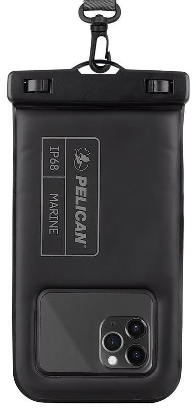 Pelican Marine Waterproof Floating Pouch Stealth Black Smartphone iPhone Samsung - LX2001 - Homewares, Outdoor, Phone Accessories, Cases, Speakers, Headphones + More -