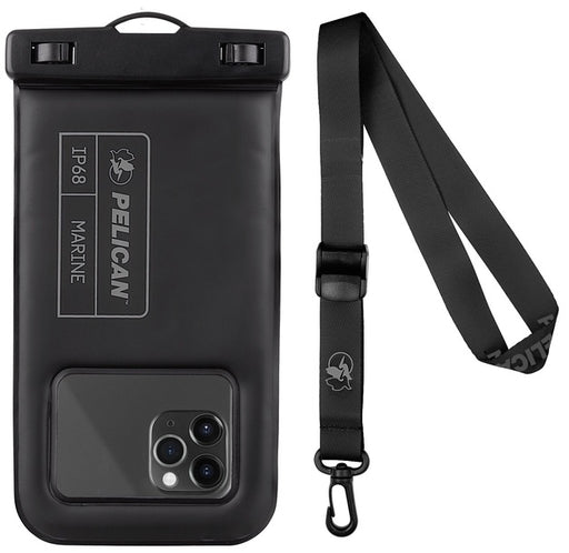 Pelican Marine Waterproof Floating Pouch Stealth Black Smartphone iPhone Samsung - LX2001 - Homewares, Outdoor, Phone Accessories, Cases, Speakers, Headphones + More -