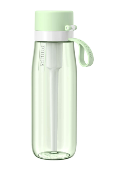 Philips GoZero Daily Straw Filtration Bottle w/ Daily Filter 680ml - Green AWP2731GNR