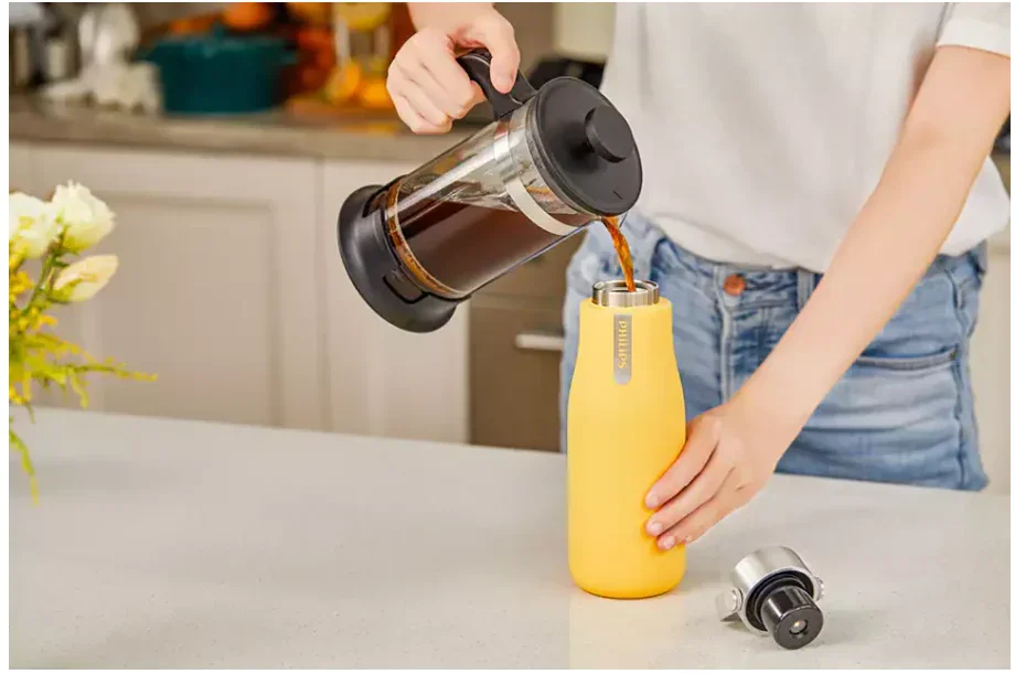 Philips GoZero Smart UV-C LED Purification Bottle 590ml - Yellow AWP2788YL - LX2001 - Homewares, Outdoor, Phone Accessories, Cases, Speakers, Headphones + More -