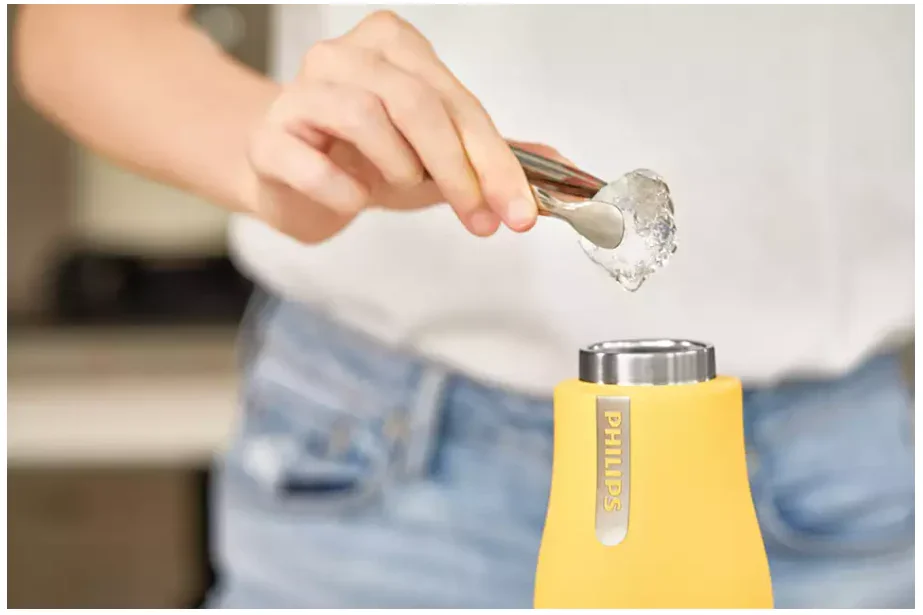 Philips GoZero Smart UV-C LED Purification Bottle 590ml - Yellow AWP2788YL - LX2001 - Homewares, Outdoor, Phone Accessories, Cases, Speakers, Headphones + More -