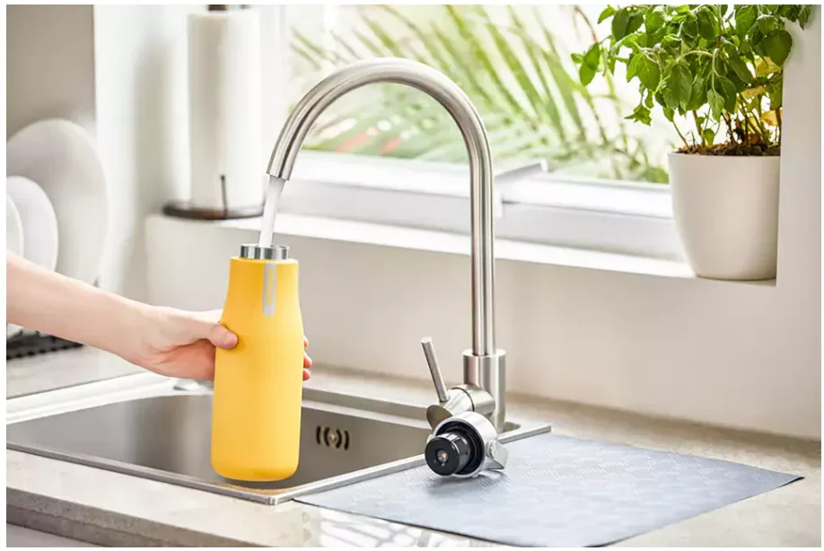 Philips GoZero Smart UV-C LED Purification Bottle 590ml - Yellow AWP2788YL - LX2001 - Homewares, Outdoor, Phone Accessories, Cases, Speakers, Headphones + More -