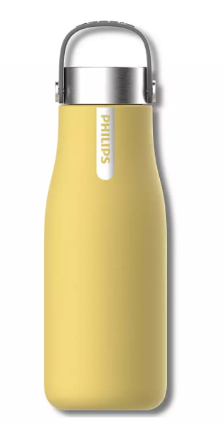 Philips GoZero Smart UV-C LED Purification Bottle 590ml - Yellow AWP2788YL