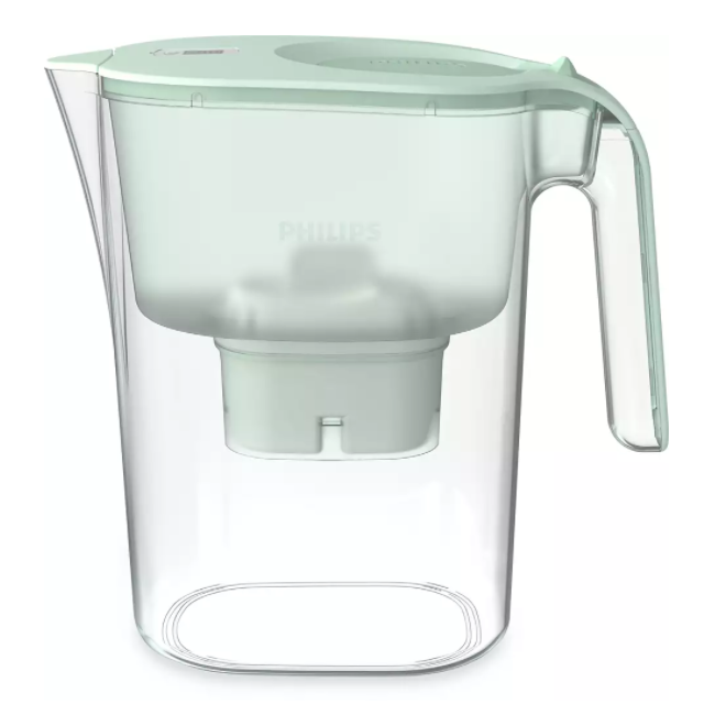 Philips Water Micro X-Clean Filter Jug Square XXL 4L - Mint Green AWP2938GNT
