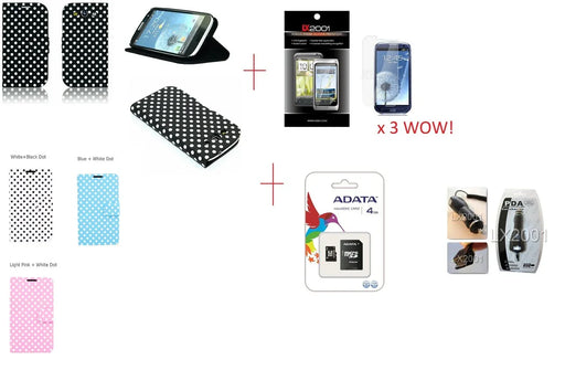 Samsung Galaxy S3 Case 4GB MicroSD Charger Dot - LX2001 - Homewares, Outdoor, Phone Accessories, Cases, Speakers, Headphones + More -