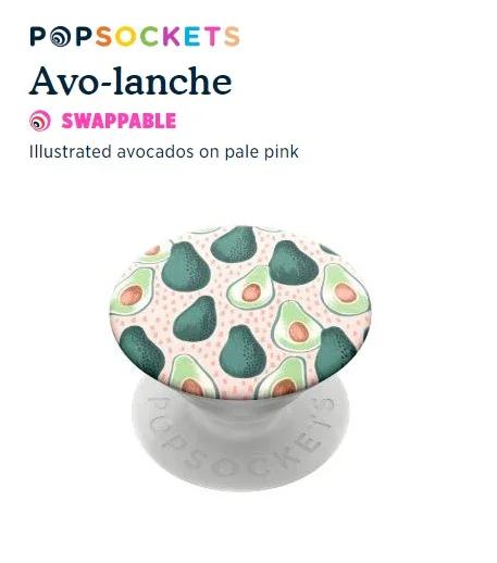 PopSockets Swappable Grips - Avo-lanche 842978139876 - LX2001 - Homewares, Outdoor, Phone Accessories, Cases, Speakers, Headphones + More -