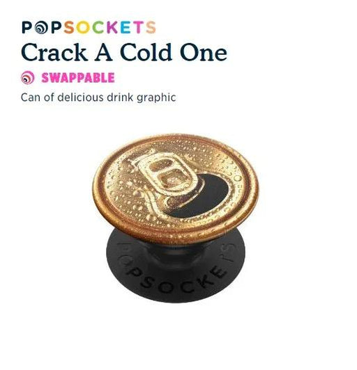 PopSockets Swappable Grips - Crack a Cold One 842978139746 - LX2001 - Homewares, Outdoor, Phone Accessories, Cases, Speakers, Headphones + More -