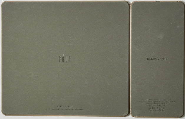 Pout Hands3 Split Detachable Charging Mouse Pad - Latte Cream POUT-02201LC 8809418160854 - LX2001 - Homewares, Outdoor, Phone Accessories, Cases, Speakers, Headphones + More -