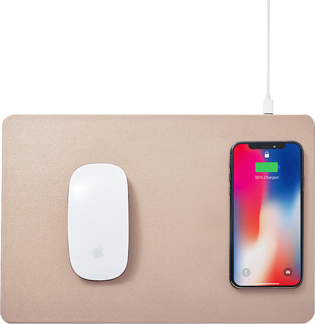 Pout Hands3 Wireless Charging Mouse Pad - Latte Cream POUT-00801LC 8809418160632 - LX2001 - Homewares, Outdoor, Phone Accessories, Cases, Speakers, Headphones + More -