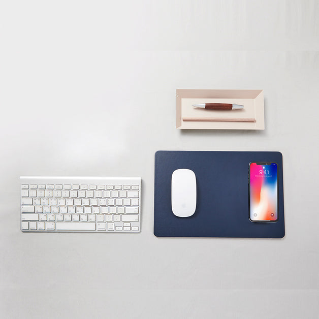 Pout Hands3 Wireless Charging Mouse Pad - Midnight Blue POUT-00801MB 8809418160441 - LX2001 - Homewares, Outdoor, Phone Accessories, Cases, Speakers, Headphones + More -