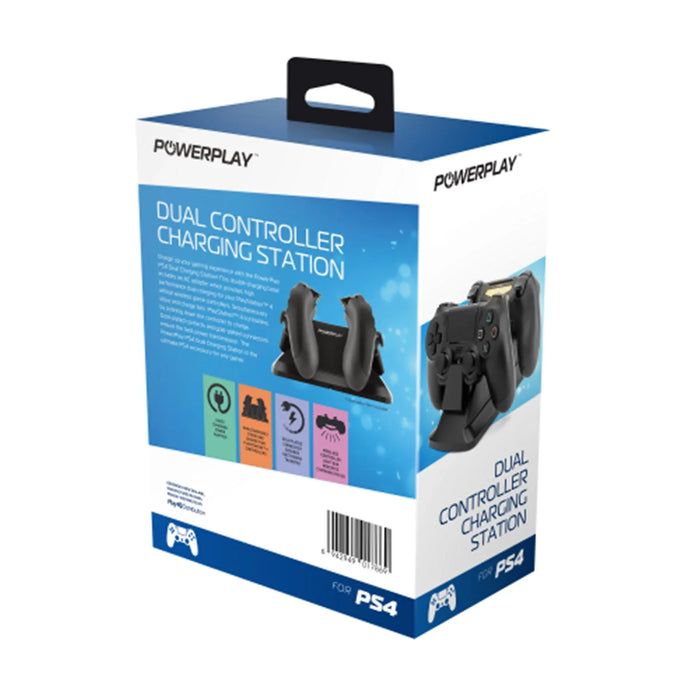 PowerPlay Dual Charging Station PlayStation 4 PS4 - Black PPS4PDCS - LX2001 - Homewares, Outdoor, Phone Accessories, Cases, Speakers, Headphones + More -