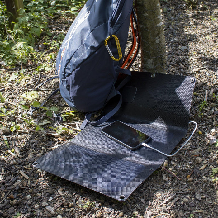 Powertraveller Falcon 12 Solar Panel Multi-Voltage Solar Panel, Black - LX2001 - Homewares, Outdoor, Phone Accessories, Cases, Speakers, Headphones + More -