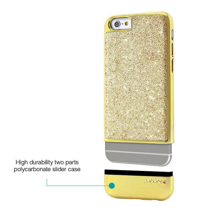 Prodigee Apple iPhone 6S 6 Sparkle Fusion Case - Gold - LX2001 - Homewares, Outdoor, Phone Accessories, Cases, Speakers, Headphones + More -
