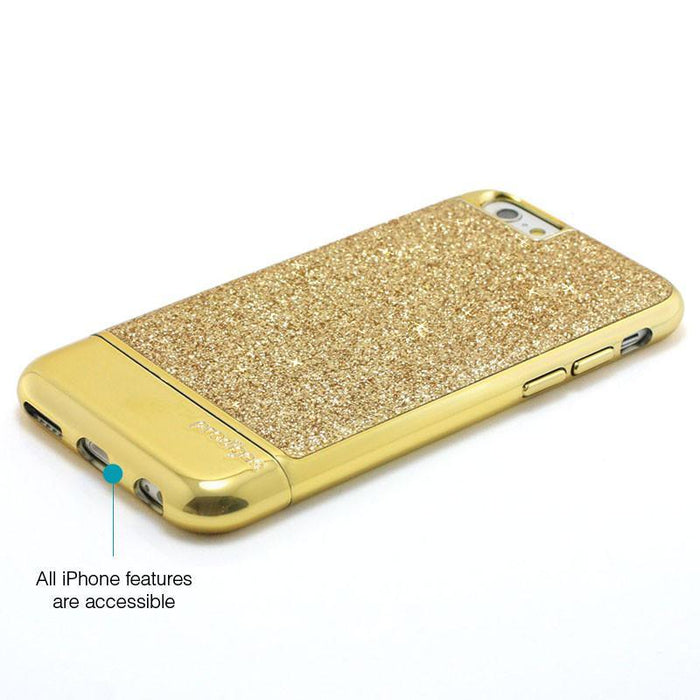 Prodigee Apple iPhone 6S 6 Sparkle Fusion Case - Gold - LX2001 - Homewares, Outdoor, Phone Accessories, Cases, Speakers, Headphones + More -