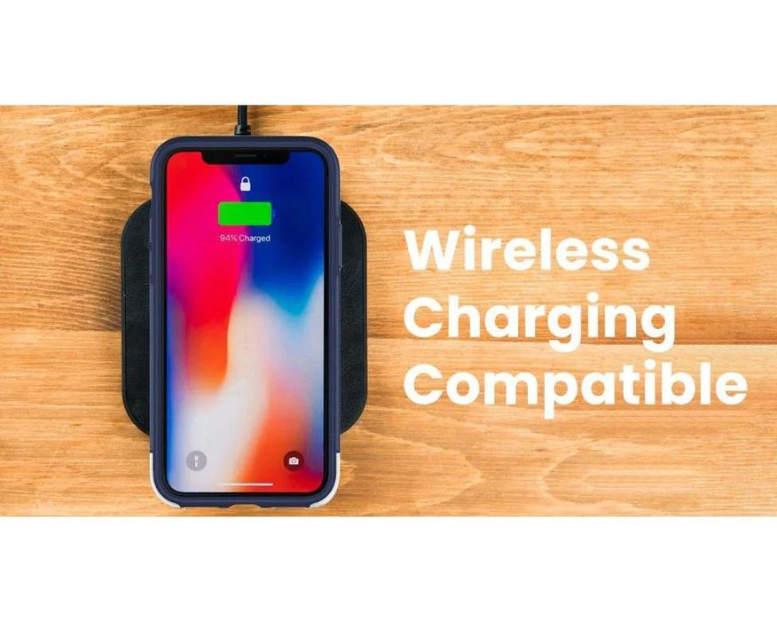 Prodigee Apple iPhone X Fit Pro Case - Blue / Silver - LX2001 - Homewares, Outdoor, Phone Accessories, Cases, Speakers, Headphones + More -