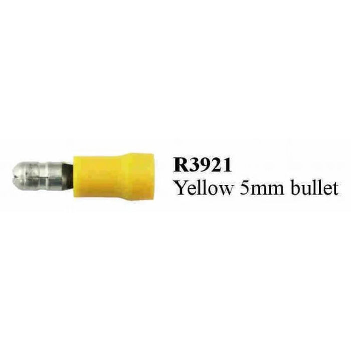 terminal bullet male yellow 5mm (200pack) - LX2001 - Homewares, Outdoor, Phone Accessories, Cases, Speakers, Headphones + More -
