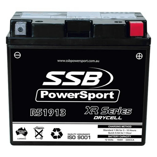 Motorcycle motorbike battery (Y51913) AGM 12V 19AH 320CCA BY SSB - LX2001 - Homewares, Outdoor, Phone Accessories, Cases, Speakers, Headphones + More -