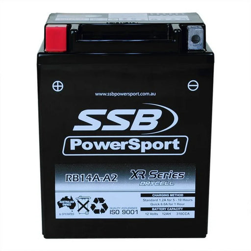 Motorcycle motorbike battery (YB14A-A2) AGM 12V 12AH 310CCA BY SSB - LX2001 - Homewares, Outdoor, Phone Accessories, Cases, Speakers, Headphones + More -