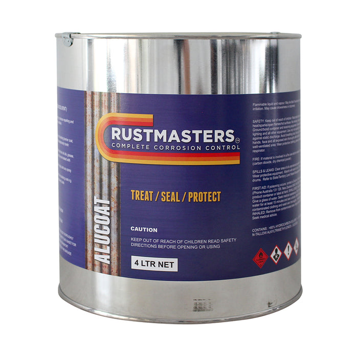 RustMasters Alucoat 4 4L rust penetrating, moisture repelling surface protection coating