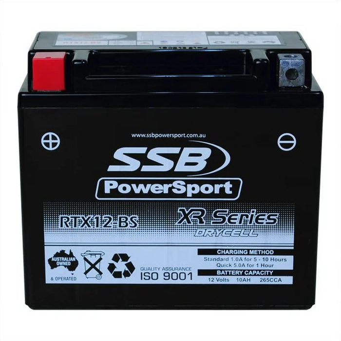 Motorcycle motorbike battery (YTX12-BS) AGM 12V 10AH 265CCA BY SSB - LX2001 - Homewares, Outdoor, Phone Accessories, Cases, Speakers, Headphones + More -