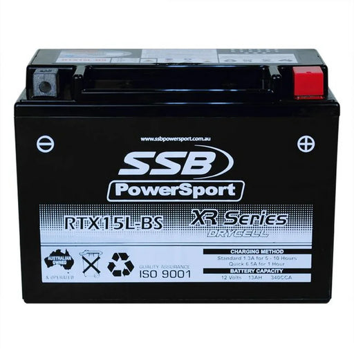 Motorcycle motorbike battery (YTX15L-BS) AGM 12V 13AH 340CCA BY SSB - LX2001 - Homewares, Outdoor, Phone Accessories, Cases, Speakers, Headphones + More -
