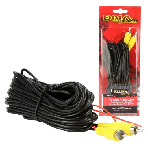 Camera Video Cable Rca To Rca With Power Wire 10Mtr - LX2001 - Homewares, Outdoor, Phone Accessories, Cases, Speakers, Headphones + More -