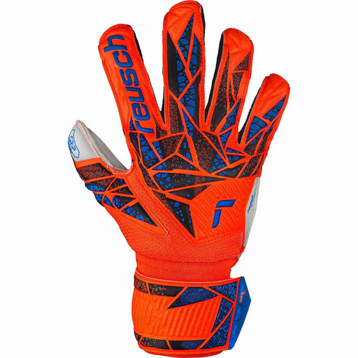 Reusch Attrakt Grip Orange/Blue Soccer Football Goalkeeper Gloves - Size 8 - LX2001 - Homewares, Outdoor, Phone Accessories, Cases, Speakers, Headphones + More -