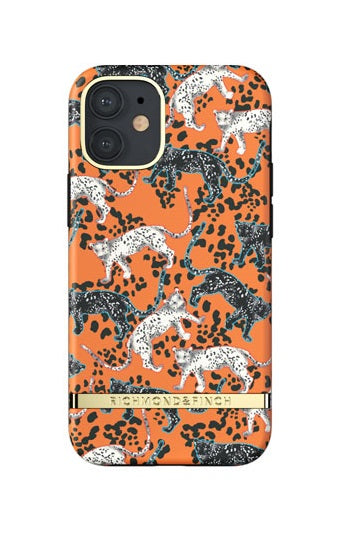 Richmond & Finch Apple iPhone 12 Mini 5.4" Case - Orange Leopard RF42984