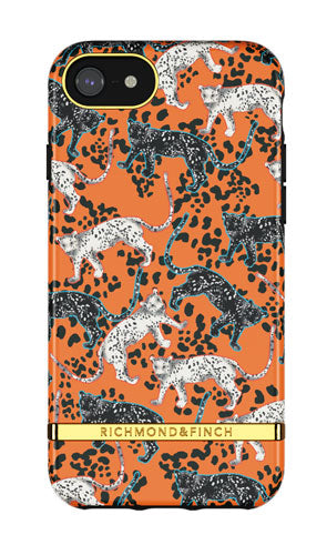 Richmond & Finch Apple iPhone SE Gen 2 (2020) Case - Orange Leopard RF42991