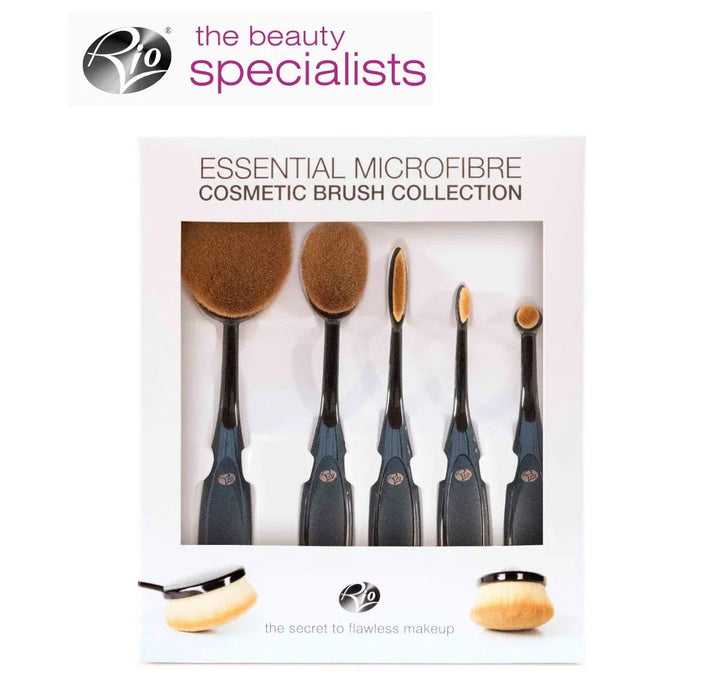Rio Essential Microfibre Makeup Cosmetic Brush Collection 5019487085740 - LX2001 - Homewares, Outdoor, Phone Accessories, Cases, Speakers, Headphones + More -