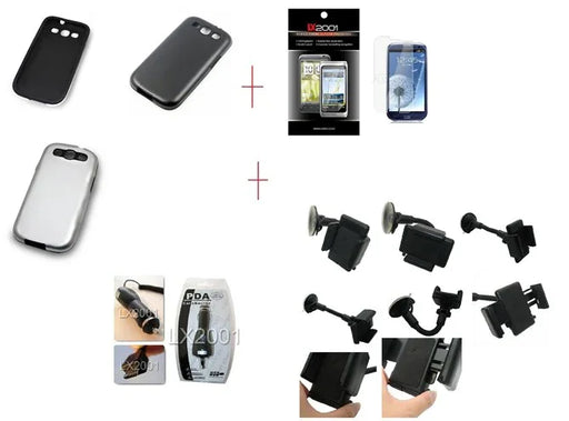 Samsung Galaxy S3 Metal Case Car Charger Holder - LX2001 - Homewares, Outdoor, Phone Accessories, Cases, Speakers, Headphones + More -