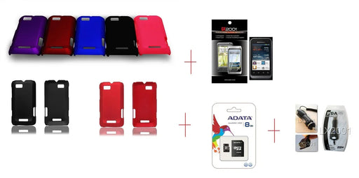 Motorola Defy Mini XT320 Rubber Case 8GB Charger - LX2001 - Homewares, Outdoor, Phone Accessories, Cases, Speakers, Headphones + More -