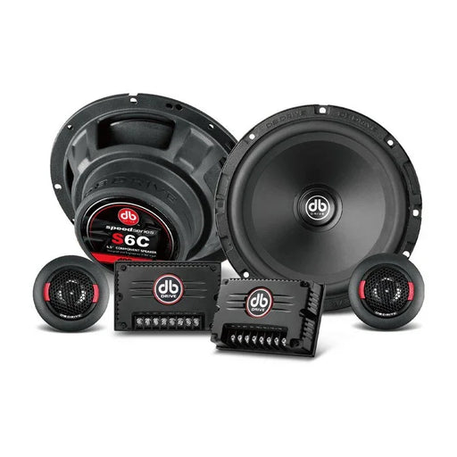Db Drive 6.5" Component Speakers 90W Rms Pair Speed Series - LX2001 - Homewares, Outdoor, Phone Accessories, Cases, Speakers, Headphones + More -