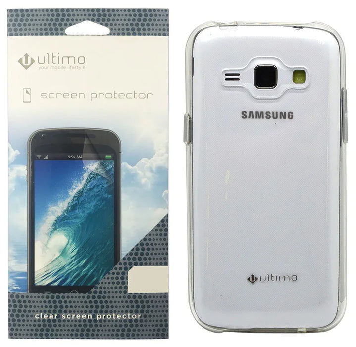 Samsung J1 2016 Gel Case + Screen Protector - LX2001 - Homewares, Outdoor, Phone Accessories, Cases, Speakers, Headphones + More -