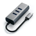 SATECHI TYPE-C 2-in-1 3 Port USB 3.0 Hub & Ethernet Port - Space Grey ST-TC2N1USB31AM 879961007256 - LX2001 - Homewares, Outdoor, Phone Accessories, Cases, Speakers, Headphones + More -