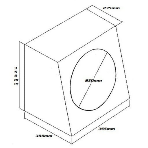 RAPTOR SUBWOOFER BOX FOR 10" SINGLE SUB BLACK - LX2001 - Homewares, Outdoor, Phone Accessories, Cases, Speakers, Headphones + More -