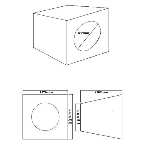 RAPTOR SPEAKER BOX 4" PER PAIR - LX2001 - Homewares, Outdoor, Phone Accessories, Cases, Speakers, Headphones + More -