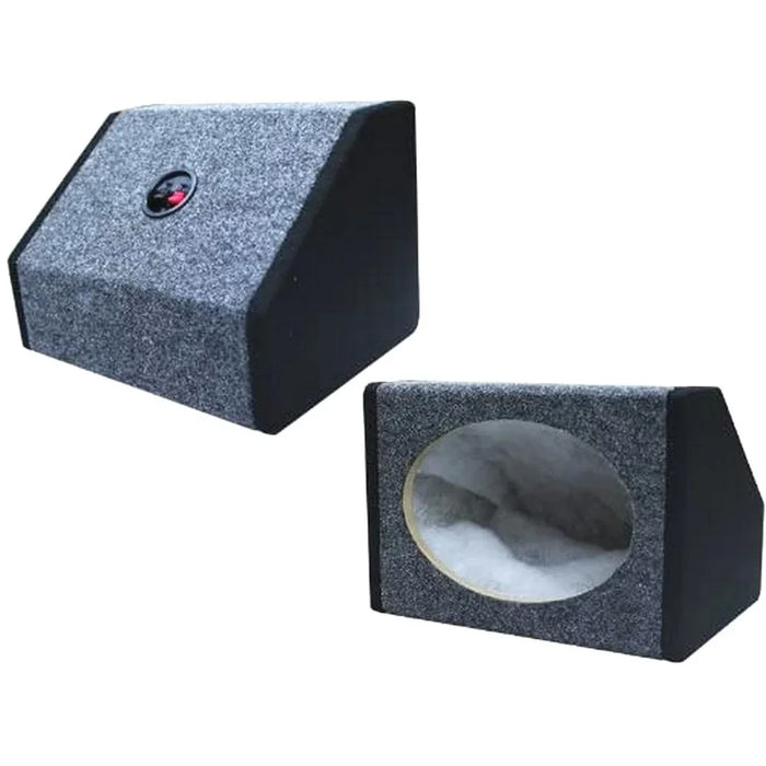 RAPTOR SPEAKER BOX 6 X 9" BLACK / GREY PAIR - LX2001 - Homewares, Outdoor, Phone Accessories, Cases, Speakers, Headphones + More -
