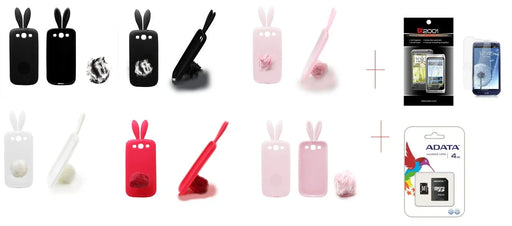 Samsung Galaxy S3 Rabbit Case 4GB Card - LX2001 - Homewares, Outdoor, Phone Accessories, Cases, Speakers, Headphones + More -