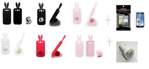 Samsung Galaxy S3 Rabbit Case DUAL Charger - LX2001 - Homewares, Outdoor, Phone Accessories, Cases, Speakers, Headphones + More -