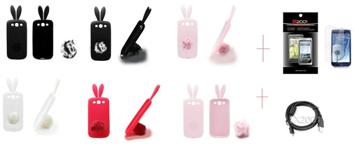 Samsung Galaxy S3 Rabbit Case USB PC Cable - LX2001 - Homewares, Outdoor, Phone Accessories, Cases, Speakers, Headphones + More -