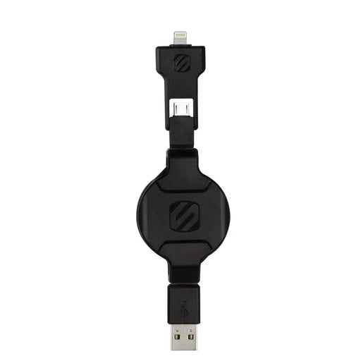 Scosche 2-in-1 micro USB and Lightning Cable BLACK I2MR - LX2001 - Homewares, Outdoor, Phone Accessories, Cases, Speakers, Headphones + More -