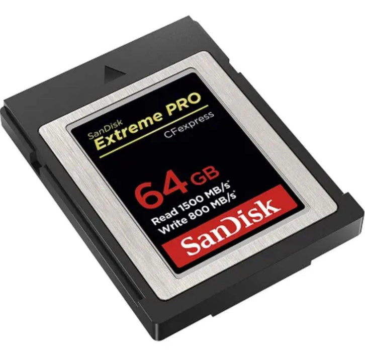 Sandisk Extreme PRO CF Card EXPRESS 64GB UP TO R1500MB/S W800MB/S - LX2001 - Homewares, Outdoor, Phone Accessories, Cases, Speakers, Headphones + More -