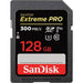 Sandisk 128GB SD CARD Extreme PRO SDHC UP TO R300MB/S W260MB/S UHS-II V90 - LX2001 - Homewares, Outdoor, Phone Accessories, Cases, Speakers, Headphones + More -