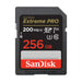 Sandisk Extreme Pro Sdxc 256Gb Up To R200Mb/S W140Mb/S Sd Card Uhs-I V30 - LX2001 - Homewares, Outdoor, Phone Accessories, Cases, Speakers, Headphones + More -