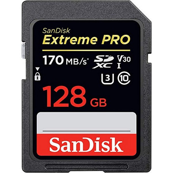 Sandisk Extreme Pro Sdxc 128Gb Up To R170Mb/S W90Mb/S Sd Card Uhs-I V30